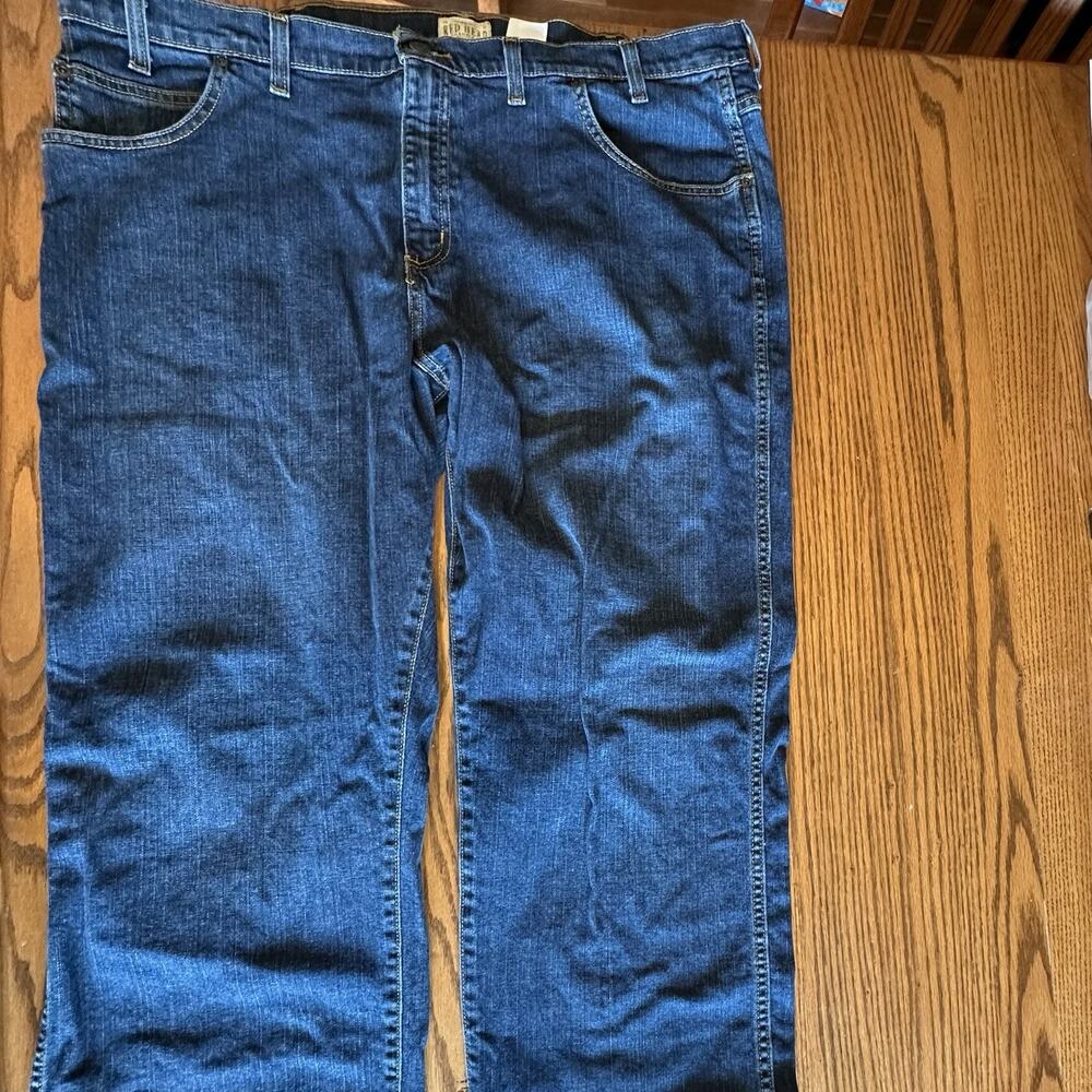 RedHead‎ Bass Pro Jeans Mens 44x30 Blue Stretch Denim Relaxed Fit 5 Pocket